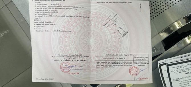 Nền ngộp đường số 6, KDC Vạn Phát Sông Hậu ( 900 triệu )