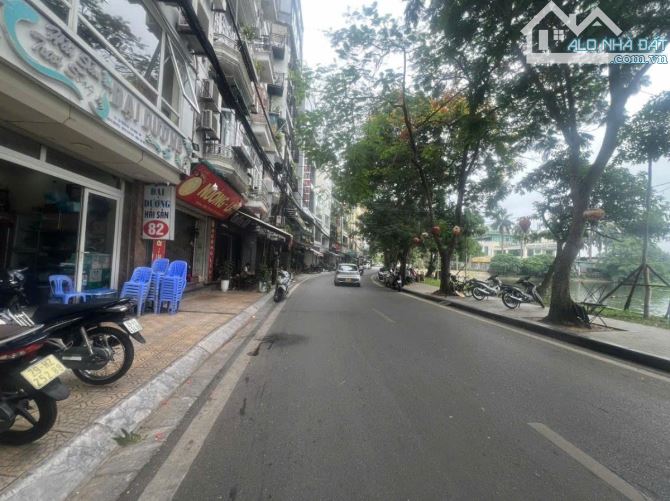 TÒA NHÀ KINH DOANH MẶT PHỐ TRẤN VŨ-VIEW MẶT HỒ- LÔ GÓC- THANG MÁY 6 TẦNG-131M2 - 1