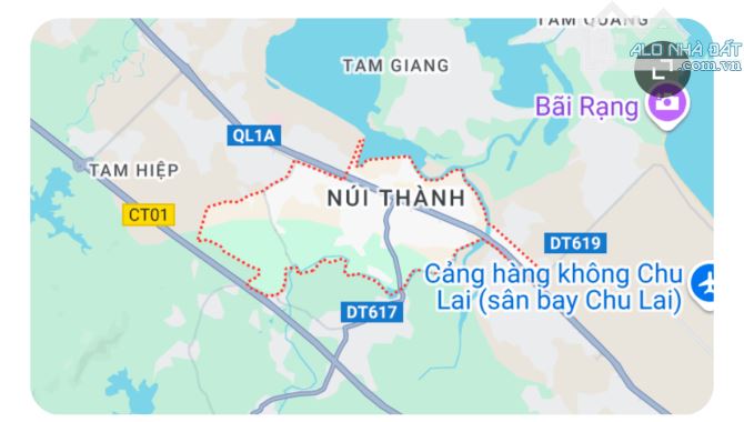 Cho thuê mặt bằng khoảng 550m2, Quốc Lộ 1A Núi Thành, Quảng Nam - 1