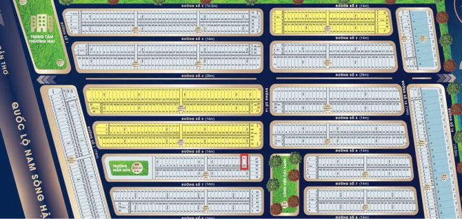 Nền ngộp đường số 6, KDC Vạn Phát Sông Hậu ( 900 triệu ) - 2