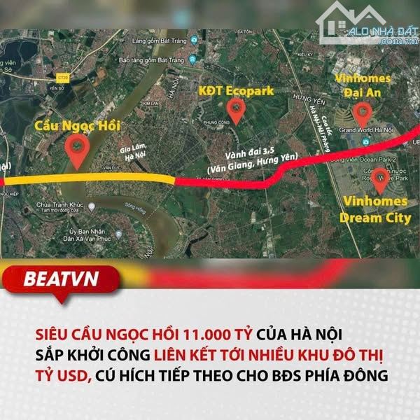 BÁN 66M2 ĐẤT ĐẦU TƯ LÕI ĐÔ THỊ VĂN GIANG HƯNG YÊN - 2