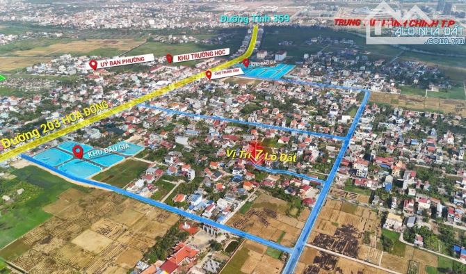 Bán 2 lô F0 Hoa Động- Thuỷ Nguyên ô tô đỗ cửa gần khu đấu giá 60-63m giá 1,4x tỷ - 2