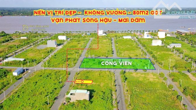 Nền ngộp đường số 6, KDC Vạn Phát Sông Hậu ( 900 triệu ) - 3
