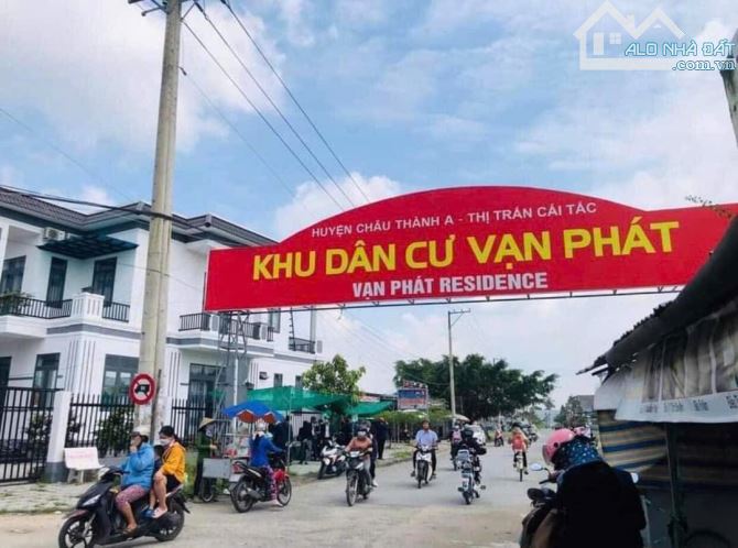 Bán nền thổ cư 100m2 khu dân cư Vạn Phát cách chợ Cái Tắc 500m trường chợ đầy đủ - 4