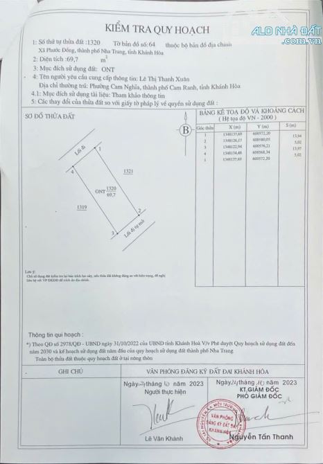 Bán Lô Đất Thổ Cư Phước Đồng - Nha Trang - giá 775tr - 3