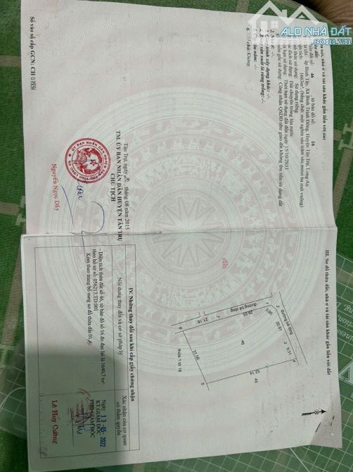 5×27 thổ đường Nguyễn văn lũy bình trinh đông_Tân trụ Long An 620 triệu sát trường học - 4