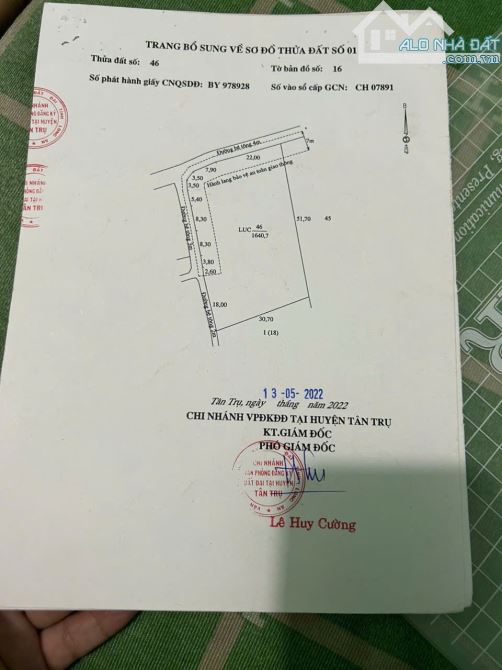 5×27 thổ đường Nguyễn văn lũy bình trinh đông_Tân trụ Long An 620 triệu sát trường học - 6