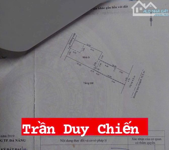 Bán lô đất MT Trần Duy Chiến Mân Thái Sơn Trà