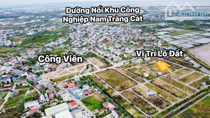 Spđc 🛑🛑 Siêu Phẩm Lô Góc 2 Mặt Đường TĐC Tràng Cát view Vườn Hoa 🌏 Diện Tích = 52.3m2