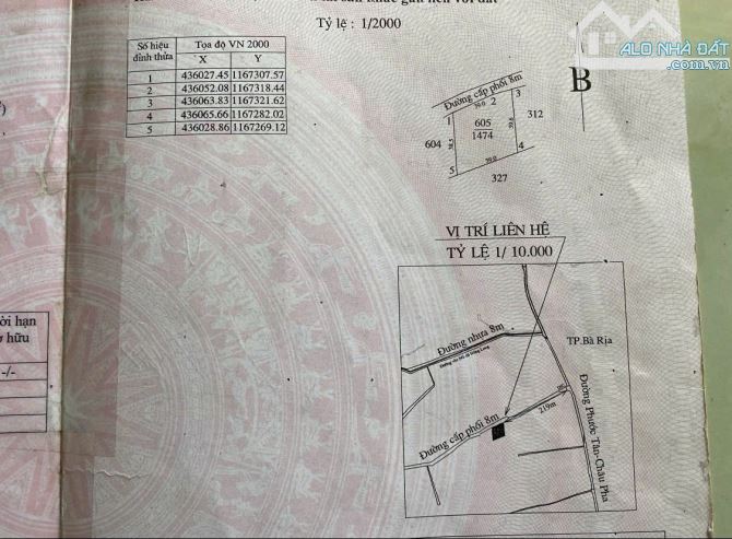 cần bán đất gấp giá rẻ tại châu pha