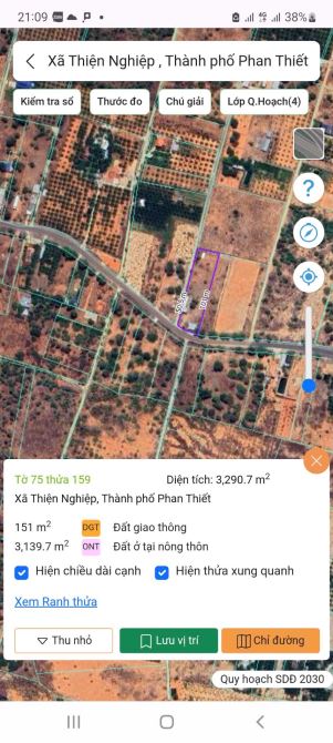 Bán đất mặt đường Trân Bình Trọng Thiện Nghiệp Phan Thiết