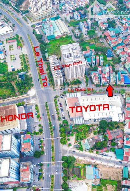 TRỤC CHÍNH VÕ CƯỜNG- MẶT ĐƯỜNG LÝ QUỐC SƯ- CẠNH TOYOTA- VỈA HÈ 5M- MT 4.5M- DT 81M2!