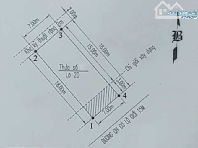 Đất 126m Lô 2D Lê Hồng Phong - Vị Trí Đẹp