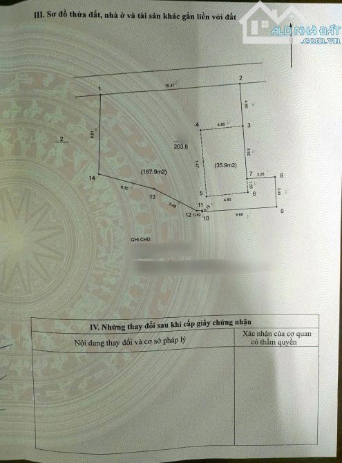 Bán đất Mai Động, Hoàng Mai 204m2 - MT 15.5m chia lô - 1