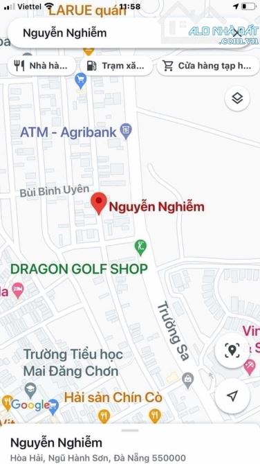 Đáo hạn ngân hàng bán lỗ sâu đất đường Nguyễn Nghiễm , Ngủ Hành Sơn cách biển 500m - 1