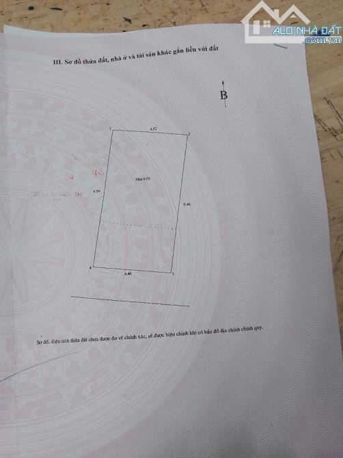 Bán nhà Yên Hoà, 20m ra mặt phố, dân xây, ở ngay, 43m2, 10.x tỷ - 1