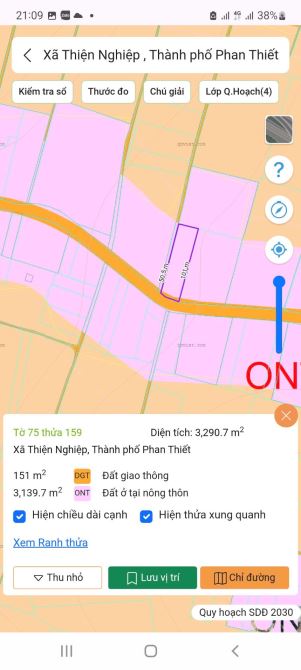 Bán đất mặt đường Trân Bình Trọng Thiện Nghiệp Phan Thiết - 1