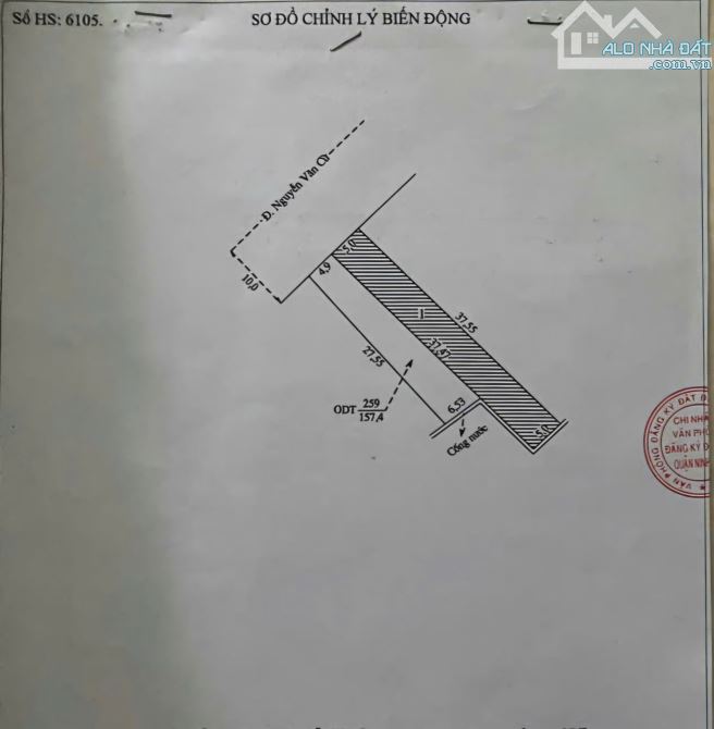 BÁN NHÀ ĐƯỜNG NGUYỄN VĂN CỪ SÁT MẬU THÂN - 1