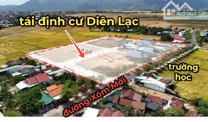 Bán tái định cư Diên Lạc, ngay sát bên đường D6 - Đường rộng 13 mét, đất ngang 7 mét - 1