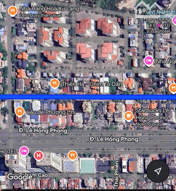 510m2 đất Lô 7B tuyến 2 Lê Hồng Phong - Ngang 17m - Đường 15m - 2