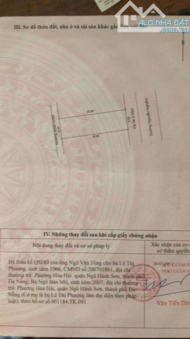 Đáo hạn ngân hàng bán lỗ sâu đất đường Nguyễn Nghiễm , Ngủ Hành Sơn cách biển 500m - 2