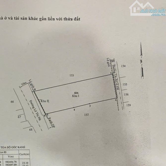 BÁN LÔ ĐẤT MẶT TIỀN LÊ THỊ HÀ, TÂN XUÂN, DT 23x78m - 3