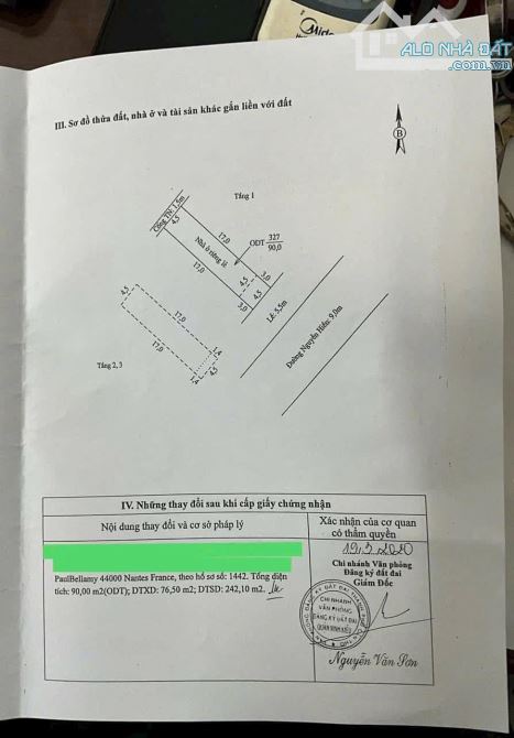 Bán nhà mới 1 trệt 2 lầu mặt tiền Nguyễn Hiền kdc 91b thông qua trần hoang na hoàn công - 3