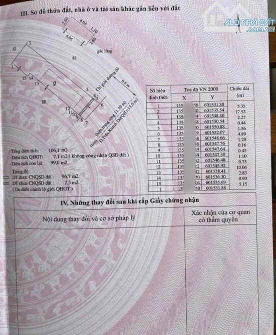 Bán nhà MT đường TRẦN KHÁNH DƯ, 106m2 ngang 4,9m, giá 9 tỷ