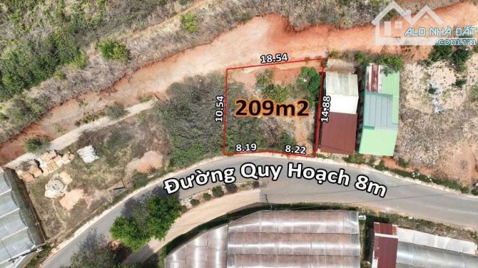 208 m2 full thổ cư cách quốc lộ 400 m đường nhựa 8m