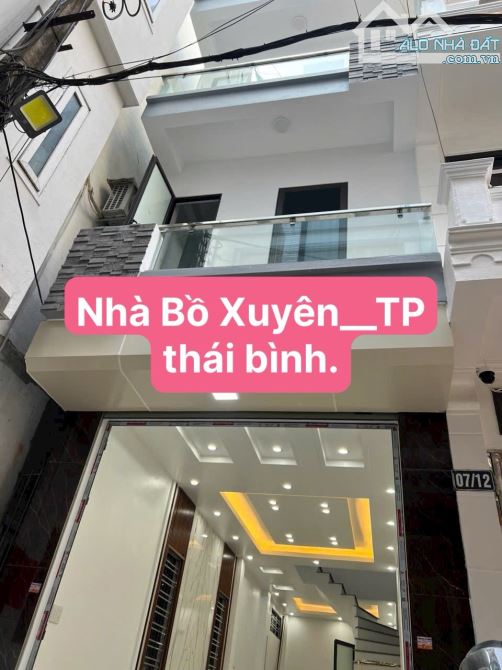 Nhà Bồ Xuyên TP Thái Bình ô tô đỗ cửa gần chợ Bo