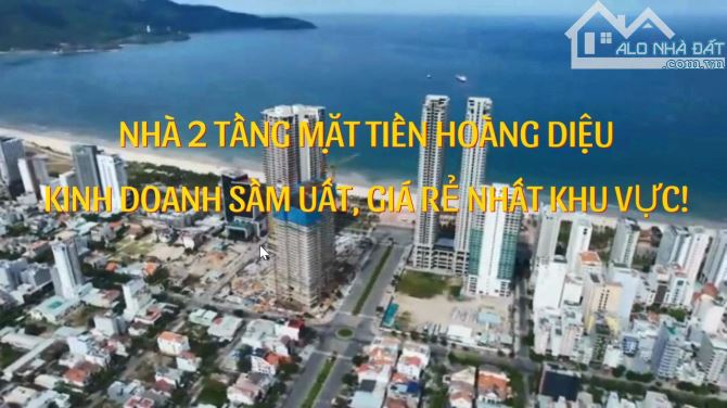 NHÀ 2 TẦNG MẶT TIỀN HOÀNG DIỆU – KINH DOANH SẦM UẤT, GIÁ RẺ NHẤT KHU VỰC! - 1