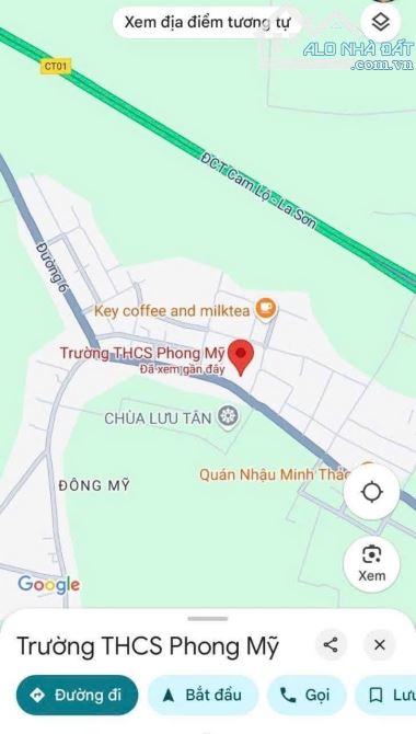 Bán thửa đất TT Phong Mỹ - Giá siêu rẻ để đầu tư - Tiện ích xung quanh có đủ - 2