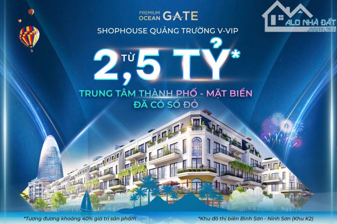 Đầu Xuân 2025 shophouse 4 tầng Biển Ninh Thuận giá siêu tốt 6xxtỷ - 2