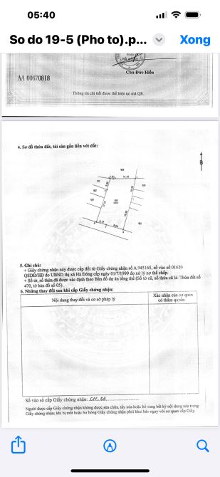 Bán lô đất Đường 19/5, dt 336 m2, Đất , mt 15 m. Gias 71 tỷ Hà Đông . QUY HOẠCH ổn định - 3