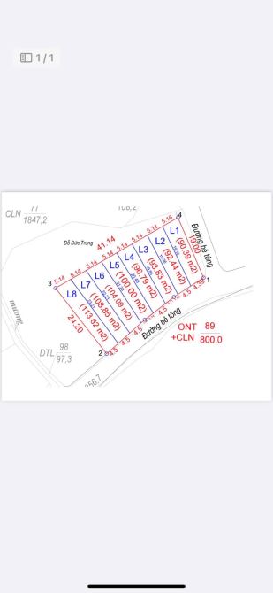 Cần bán  đất Tại Thanh Cao ,Lương Sơn, Hòa Bình  455 triệu 90.39m2 (50.0m2 OTN) - 3