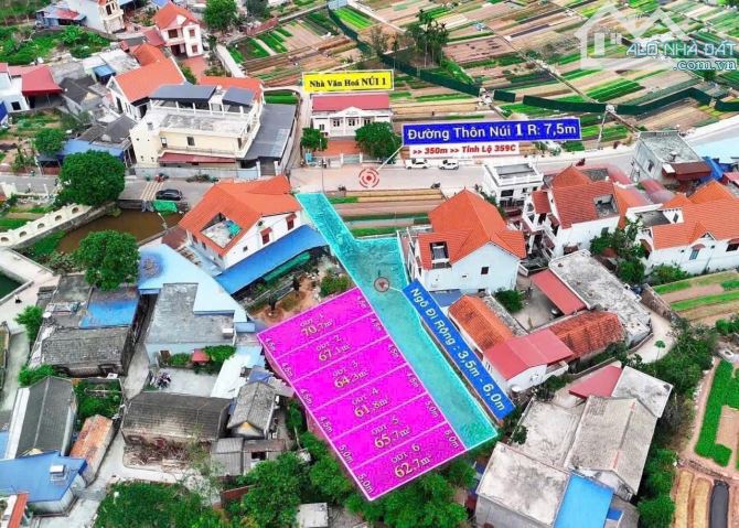 Bán đất phường Thuỷ Đường- TP Thuỷ Nguyên 62-65m ô tô đỗ cửa giá 1,9x tỳ