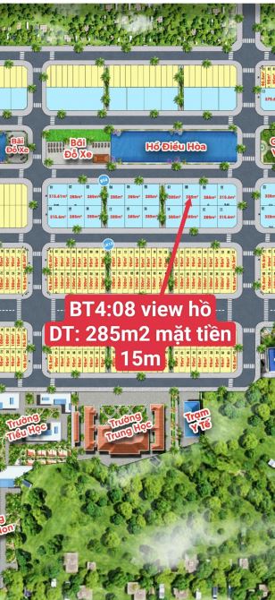 Siêu rẻ!! Lô biệt thự view hồ 285m2 TP Thanh Hóa dự án đẹp nhất Thanh Hóa giá hơn 10tr/m2 - 1