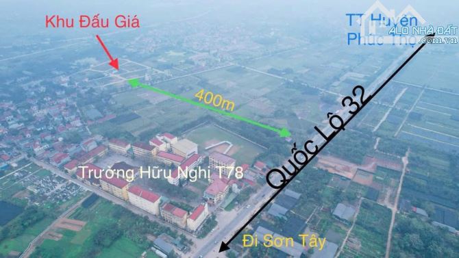 Bán 119m2 Đấu giá Đồng Phươm, Thọ Lộc, Phúc Thọ, Hà Nội giá 27 tr/m2 - 1