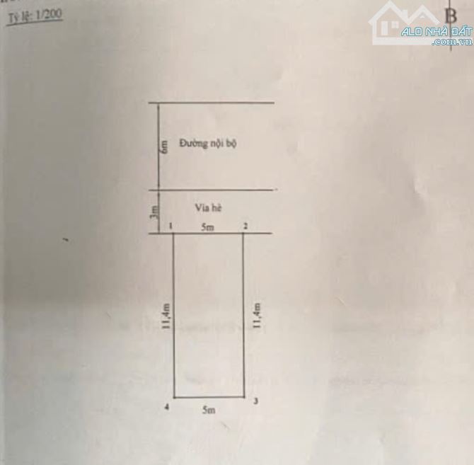 Bán 57m2 đất TĐC Sao Sáng - Ngang 5m - Đường 12m - 1