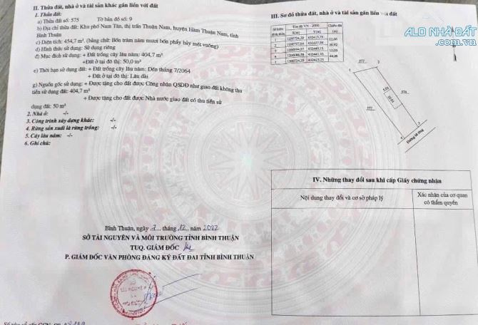 🌼 Bán đất thổ cư trong khu dân cư bàn cờ Thị Trấn Thuận Nam - 2