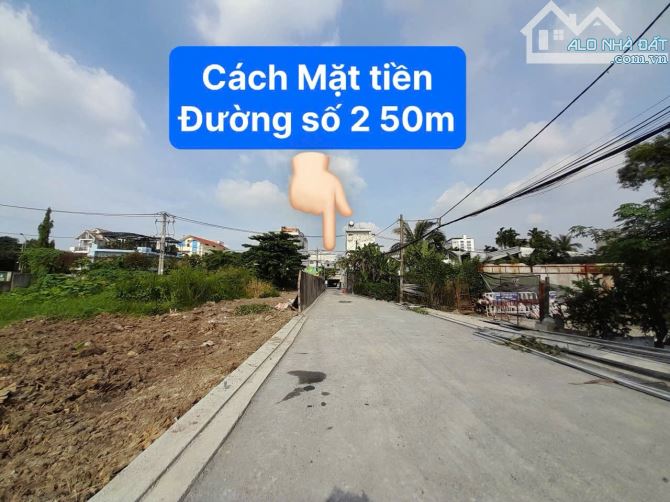 Giá đầu tư, lô đất cách mặt tiền đường số 2 Trường Thọ chỉ 50m, ngang 7m, ngộp bank 14 tỷ - 2