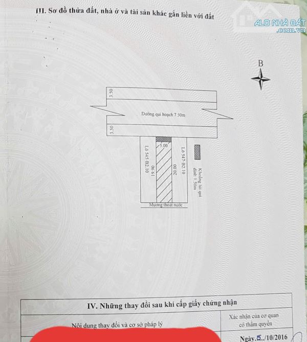 "Bán đất tại đường Bùi Vịnh, Hòa Thọ Đông, Cẩm Lệ với thông tin cụ thể như sau: