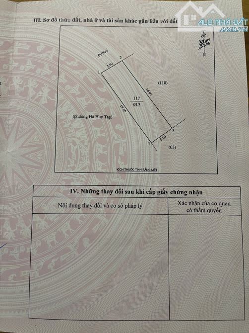 Bán lô đất hiếm ngõ đường Tuệ Tĩnh - Ngay cạnh Lotte, cách bệnh viện y học cổ truyền 100m