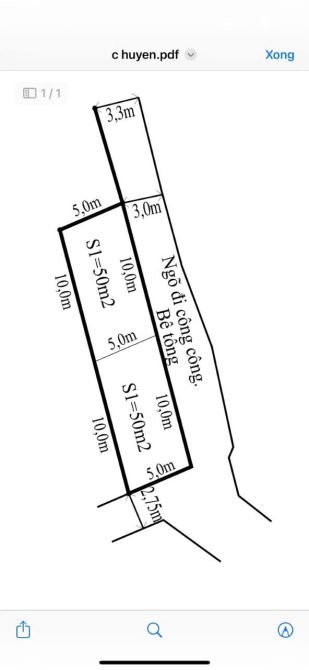 Linh- bán 50 m quỳnh Hoàng, nam sơn970 tr