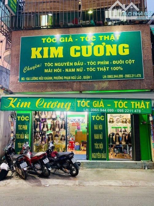 Cho thuê nhà mặt tiền đường Lương Hữu Khánh Quận 1 Ngang 6m