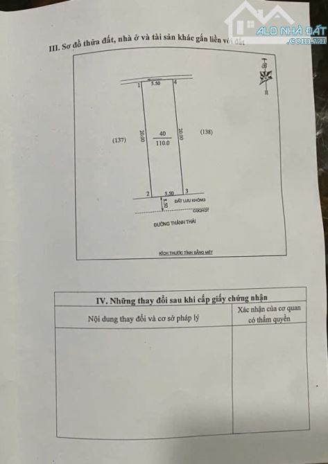 Bán 110m2 nhà 3 tầng mặt đường Thành Thái - Hưng Phúc