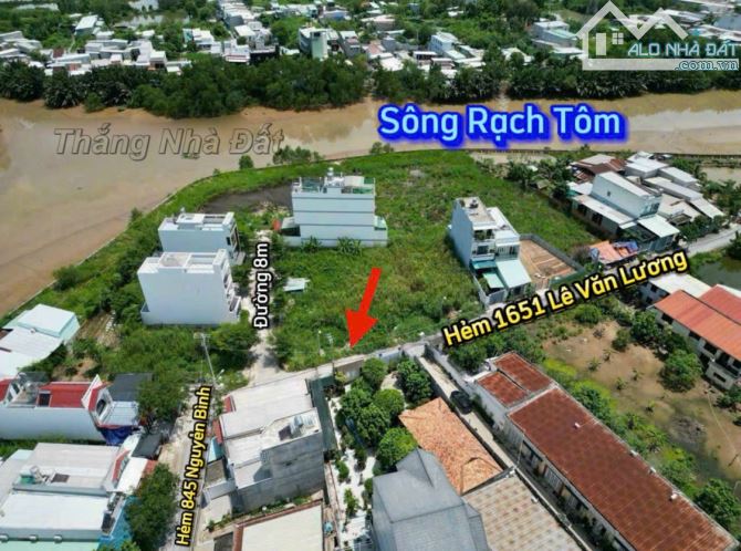 HÀNG HIẾM - ĐẤT MẶT TIỀN HẺM 1651 LÊ VĂN LƯƠNG - 97.6M2 - GIÁ 3.7 TỶ - 1