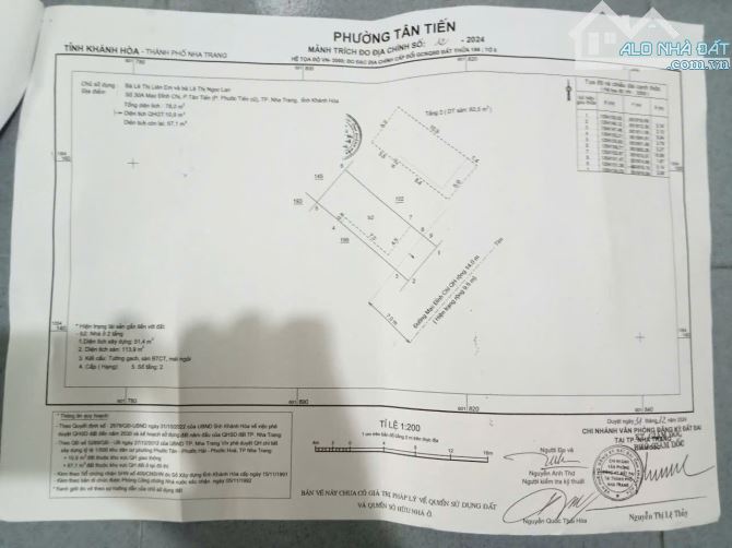 CẦN BÁN NHÀ MẶT TIỀN ĐƯỜNG MẠC ĐĨNH CHI , TP NHA TRANG GIÁ 8 TỶ - 1