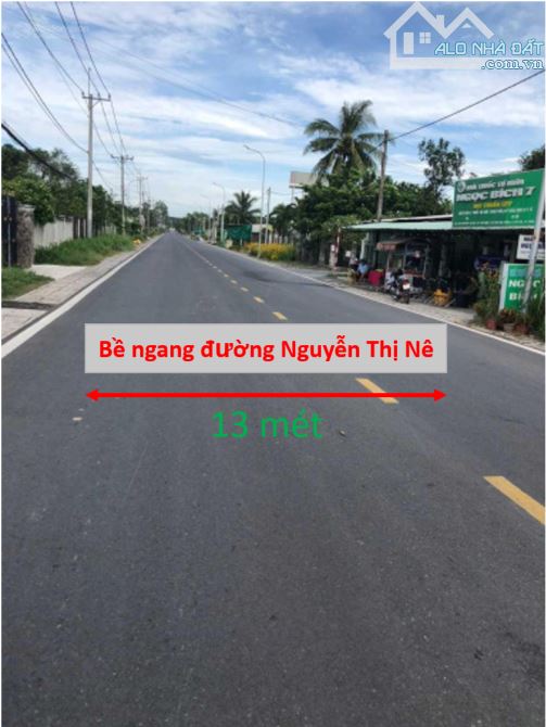 Đất sổ hồng full thổ cư, 107m2 đường Nguyễn Thị Nê (THƯƠNG LƯỢNG)