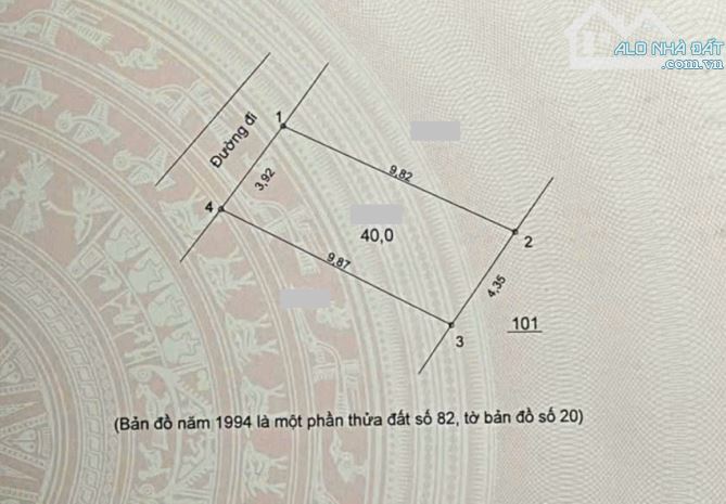 BÁN ĐẤT THÔN 1 ĐÔNG MỸ, 40M2, OTO CÁCH 10M, KHU TRUNG TÂM, GIÁ 3.55 TỶ